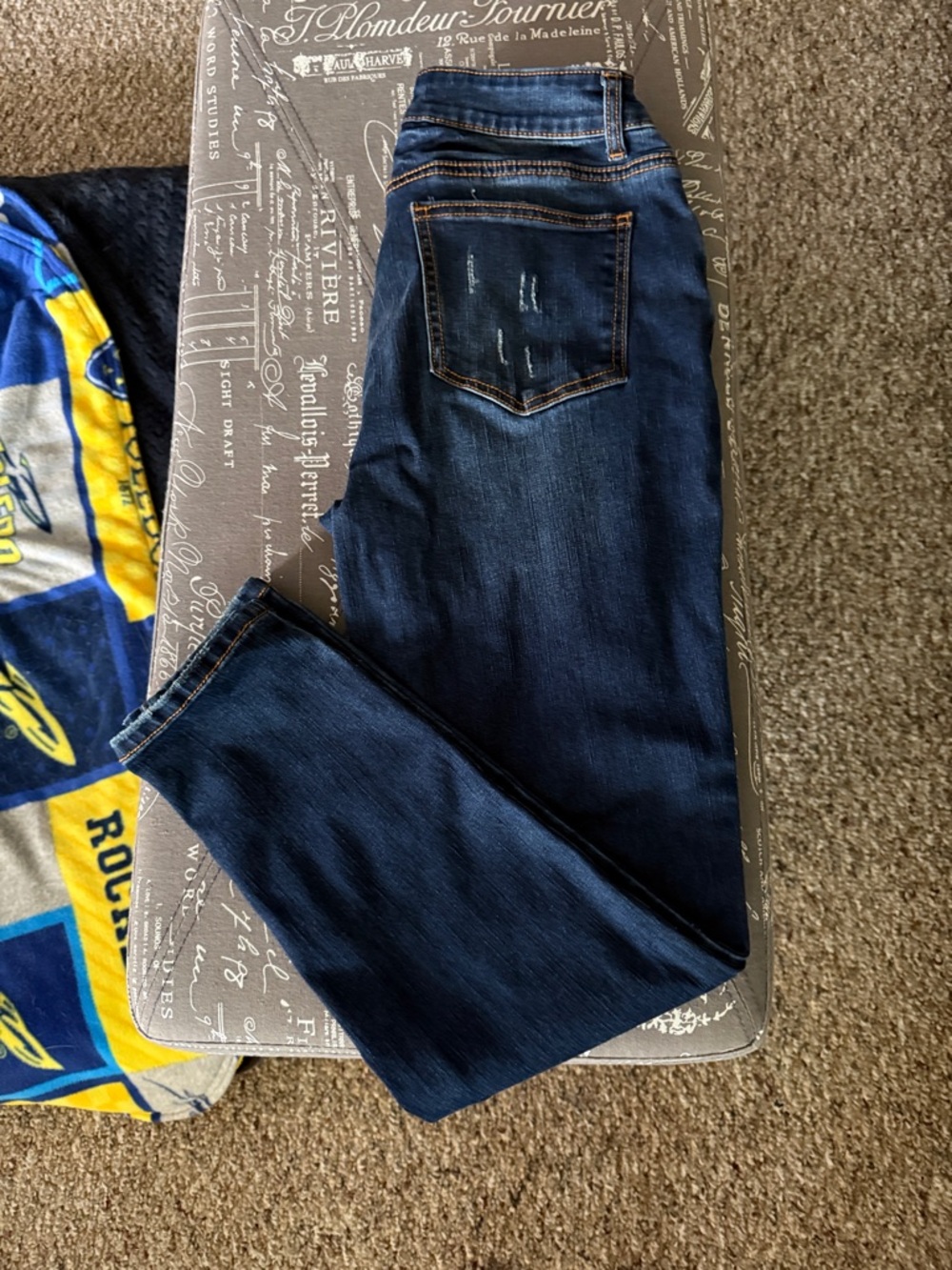 Ladies Curvy Flamingals skinny jeans